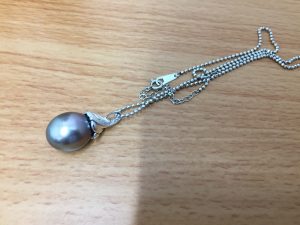 黒蝶真珠のネックレスを買取させて頂いた大吉羽曳野店です！