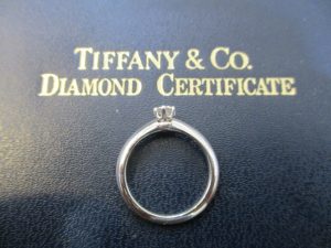 大吉 武蔵小金井店 ティファニー　ダイヤ プラチナリングの画像です。