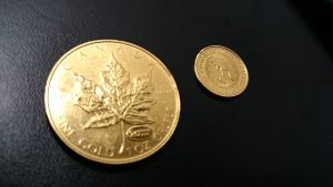 金貨　メープルリーフ　コイン　買取　買い取り　北九州市　小倉北区　魚町