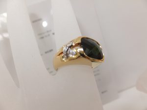 ブランド貴金属K18金ティファニーリング