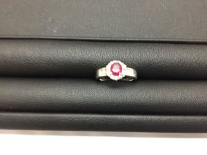 ルビー付き指輪の買取をさせて頂いた大吉羽曳野店です！