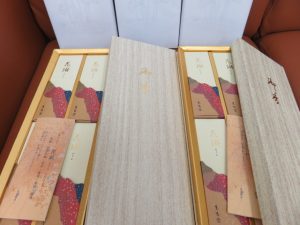 本日はお線香のお買取りをさせて頂きました。