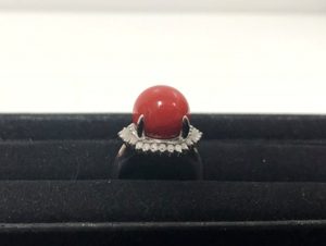 北谷町の沖縄大吉北谷店でサンゴのリング買取りました!