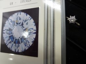 ダイヤモンドリング　お買取りしました。福岡市城南区大吉七隈四ツ角店です。