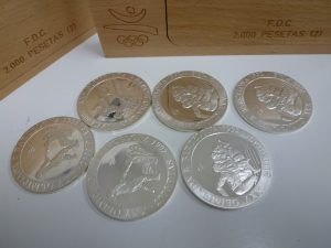 バルセロナオリンピック銀貨お買取りしました。福岡市大吉七隈四ツ角店
