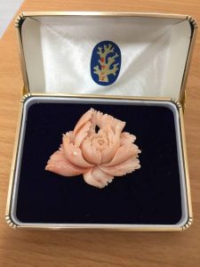 サンゴの帯留めを買取させて頂いた大吉羽曳野店です!