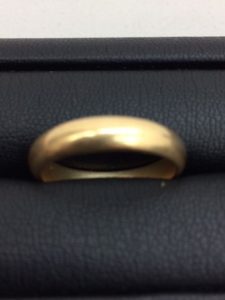 金の指輪を買取致しました。大吉茅ヶ崎店です。