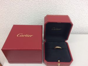 カルティエの指輪を買取致しました。大吉茅ヶ崎店です。