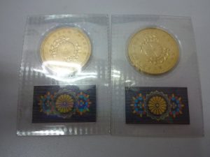 大吉調布店で買取した金貨
