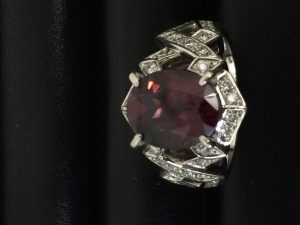 貴金属Pt900,プラチナリング(ルビー)を買取ました。大吉延岡店(宮崎)