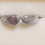 ピンクダイヤ・ダイヤ リング