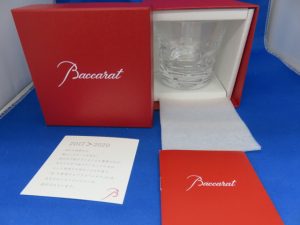 本日はバカラ　タンブラー・ルチア2017をお買取りさせて頂きました。