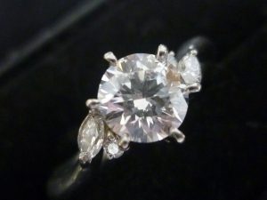 ダイヤモンドリングをお買取りしました。福岡市城南区大吉七隈四ツ角店です。