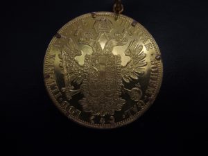 オーストリア 4ダカット金貨 裏