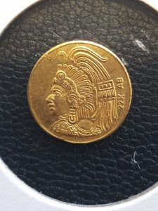 世界最小メキシコインディアン金貨をお買取り致しました。香川県の買取専門店大吉イオンタウン宇多津店です。