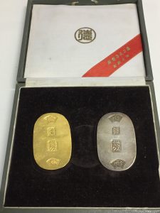 徳力 純金/純銀 小判型地金 K24/SV1000