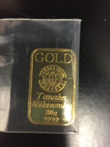 金のインゴットを買取させて頂いた大吉福井ショッピングシティベル店です！
