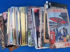 テレホンカードをお持ち頂きました。