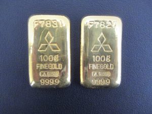 大吉小山店で買取したインゴットの画像です