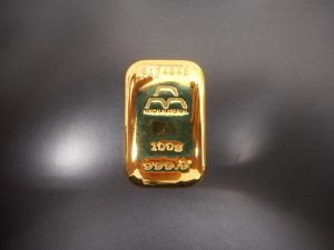 金インゴットお買取しました!大吉サンシパーク桑名店です