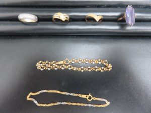 貴金属のリング・ブレスレットをお買取りさせて頂きました。