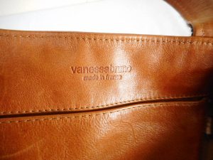 vanessabruno・ヴァネッサブリューノ スパンコール装飾付き レザートートバッグ