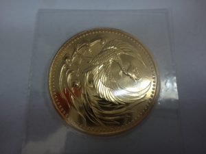 大吉調布店で買取した金貨