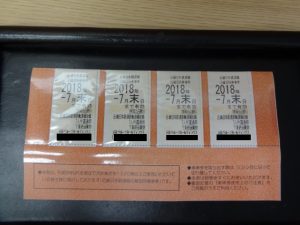 近鉄の株主優待、またまた買取致しました。買取専門店 大吉 JR八尾店。