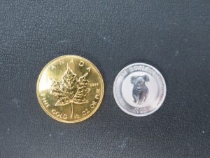 金貨・白金貨をお買取りさせて頂きました。