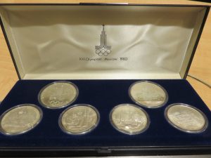 モスクワオリンピックの記念メダルです