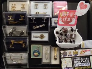 タイピンのお買取いたしました。 姶良市の大吉タイヨー西加治木店(逆チョコ配布中)