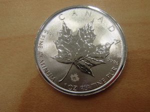 プラチナ メイプルリーフコインをお買取り！大吉ゆめタウン八代店