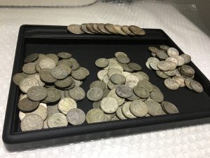 大量の古銭買取致しました！