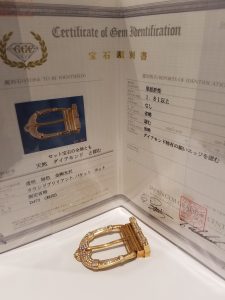 鑑定書付きベルトバックルお買取り致しました!買取専門店大吉イオンタウン宇多津店(香川県)