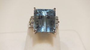 アクアマリン リング