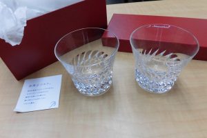 バカラのグラスをお買取しました　大吉伊丹店
