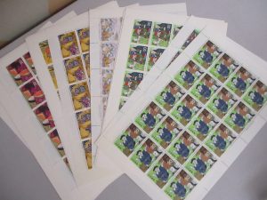 低額面切手シート