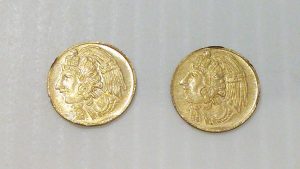 スペイン インディアン金貨 1ペソ ①