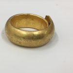 ごっつくて古い金の指輪を買取させて頂いた大吉いこらもーる泉佐野店です!