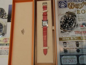 エルメス腕時計買取！腕時計買替も接客的に応援！姶良市・買取専門店大吉タイヨー西加治木店でございます。