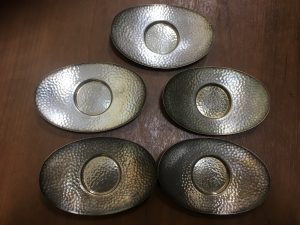 銀の茶托②