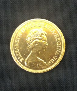 イギリス ソブリン金貨お買取りいたしました。金貨を売るなら大吉 聖蹟桜ヶ丘オーパ店です。 