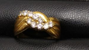 K18 ダイヤ リング