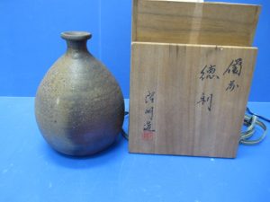 京都、奈良での備前焼　一陽壺　徳利の高価買取は大吉ガーデンモール木津川店へ