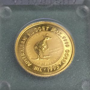 オーストラリア ナゲット金貨 カンガルー 1/10oz 約3.1g 純金 K24