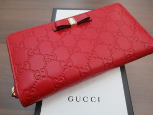 GUCCIの財布高価買取しました大吉松山銀天街店です。