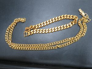 貴金属ネックレス、ブレスレットをお買取りさせて頂きました。
