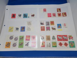 本日は中国切手の干支シリーズをお持ち頂きました。