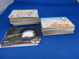 テレホンカードを大量にお持ち頂きました。