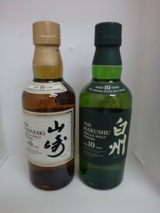 大吉調布店で買取したお酒 山崎 / 白州